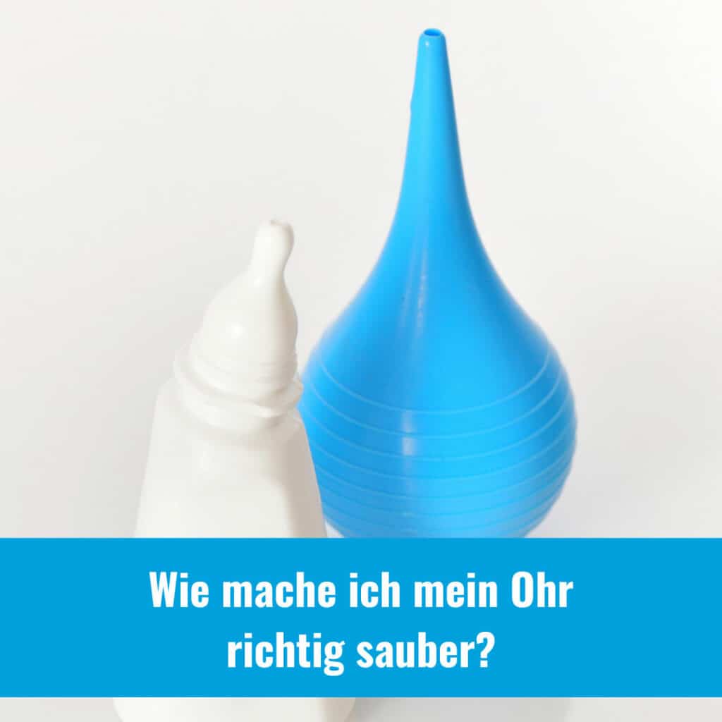 Wie mache ich mein Ohr richtig sauber?